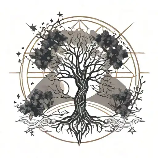 Moon Sword Tree Stars