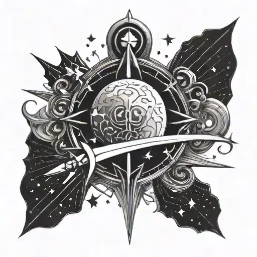 Moon Sword And Stars