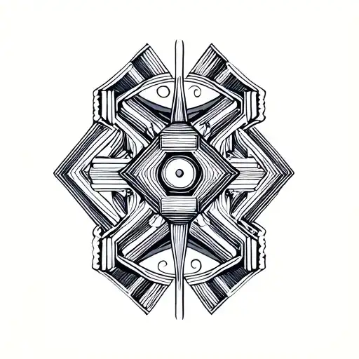 Gemini And Aquarius Patern Geometrical