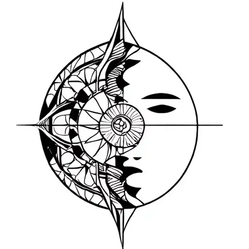 Gemini And Aquarius Patern Geometrical