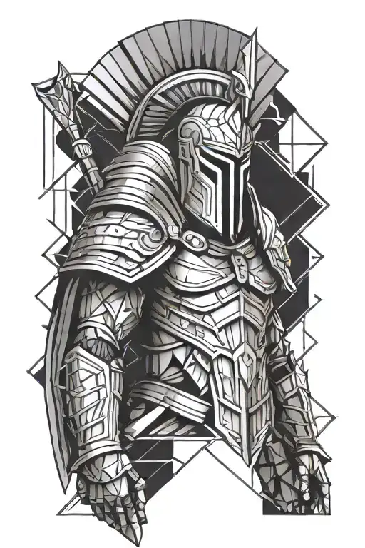 Fallen Spartan Warrior