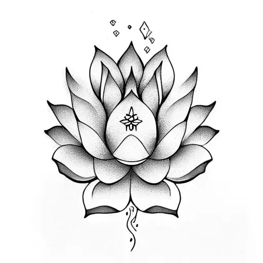 13 Petal Lotus Flower