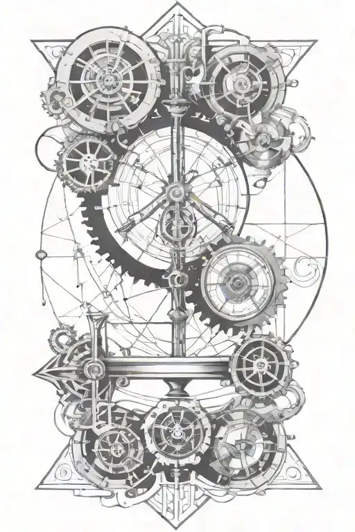 Steampunk Libra Zodiac Sign
