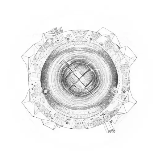 A Camera Lens Capturing The Beauty Of A Galaxy