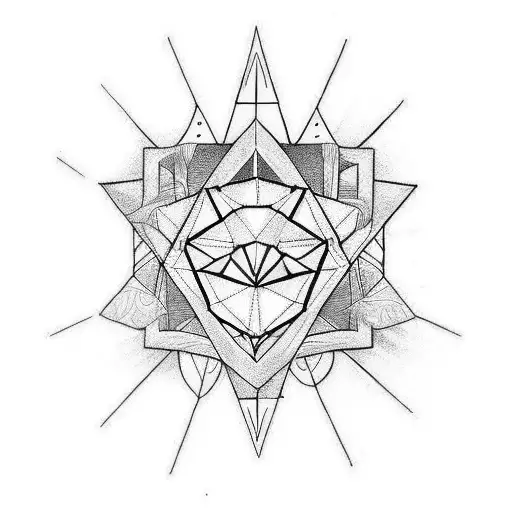 A Minimalist Tattoo Relate To Gemini Illuminati