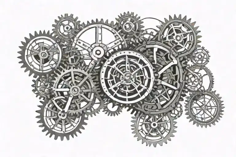 Multiple Gear Clock