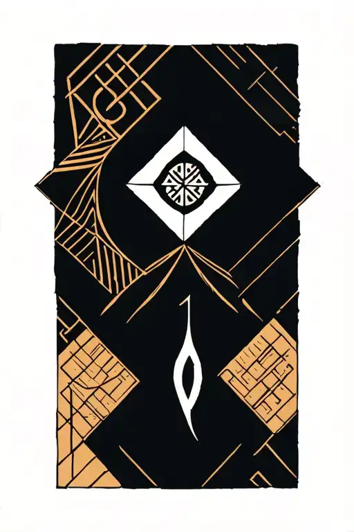 Runes Tatto Around Fore Arm