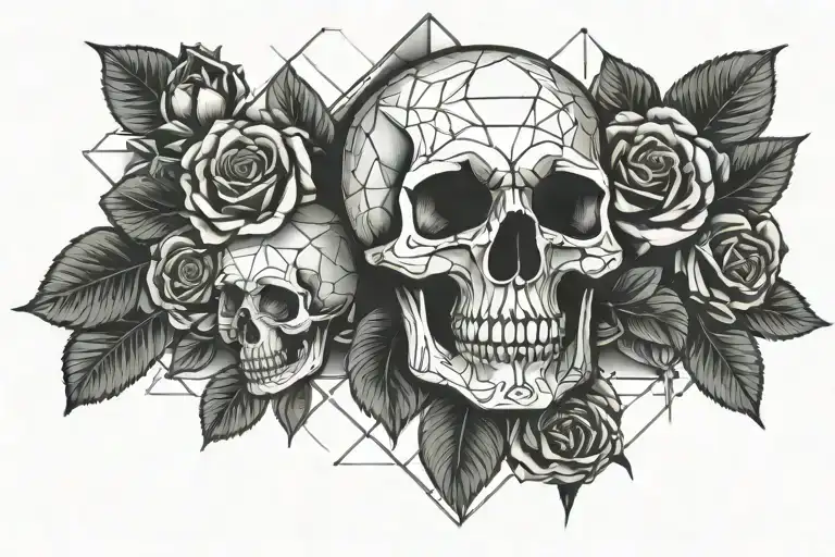 Skull And Roses