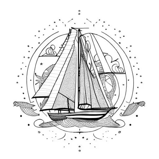 Maritime Sailboat Sea Wind Sun