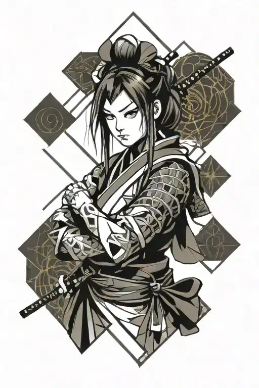 Anime Girl Samurai