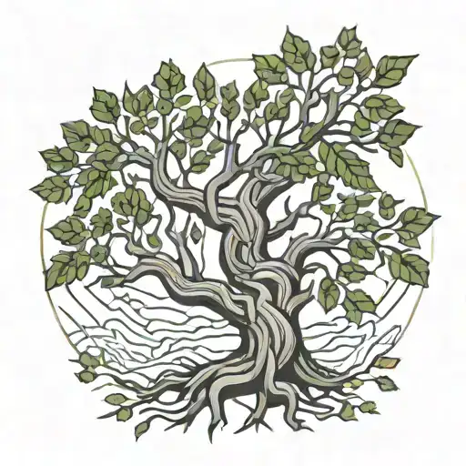 Ash Tree Nord Mythology Intertwined