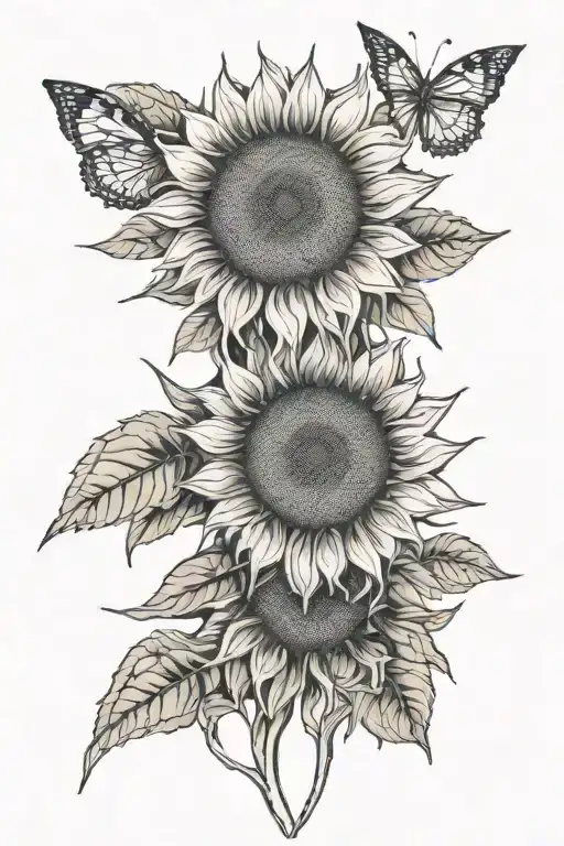 Ben & Owen Hidden In Sunflower