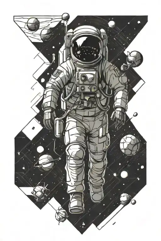 Astronaut Lost In Space