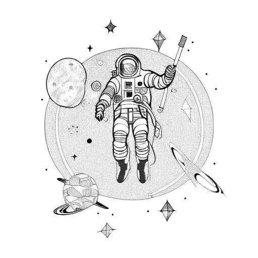 Man In Outer Space