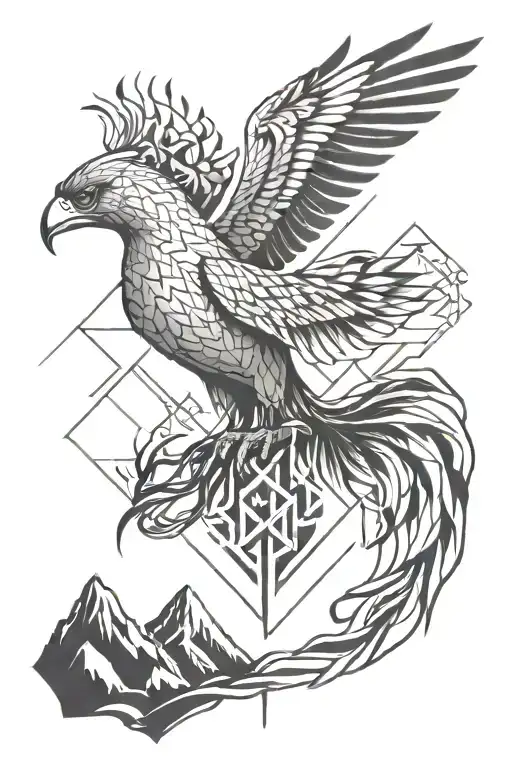 Fire And Mountains Rising Phoenix