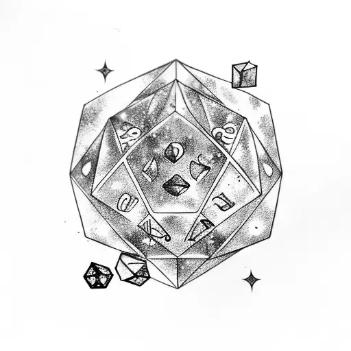 Galaxy With D&d Dice
