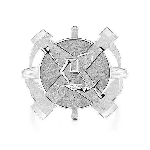 Masculine Men's Wedding Ring With Name As Design