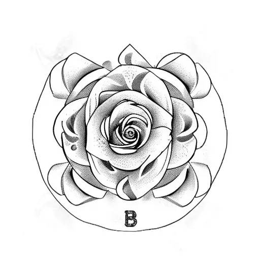 Bio Hazard Symbol With Roses