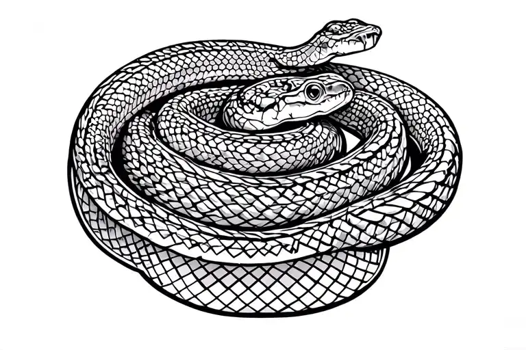 Western Diamondback Rattlesnake Wrapping