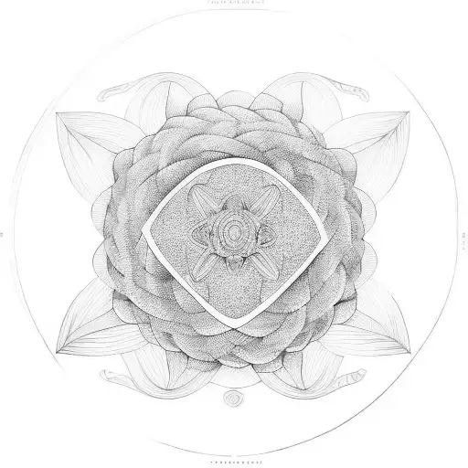 Psychedelic Fibbonacci Design