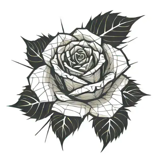 Rose With Motherboard Thorns