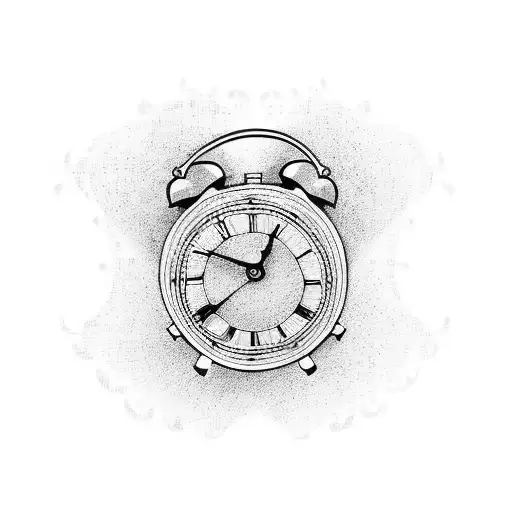 Old Clock On A Heart