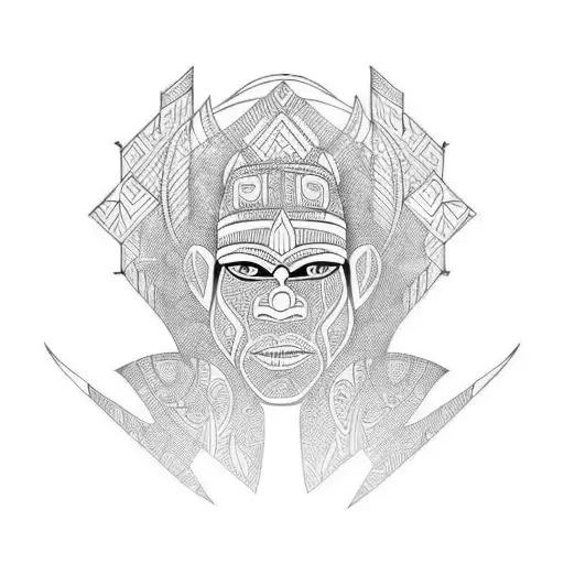 Tribal African Warrior