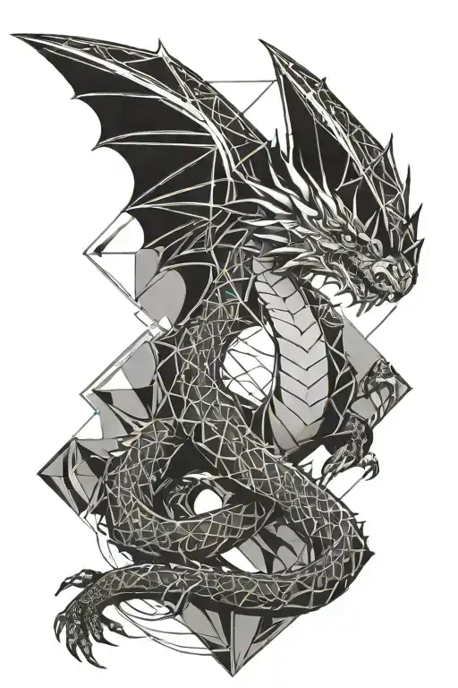 Dragon Climbing Down