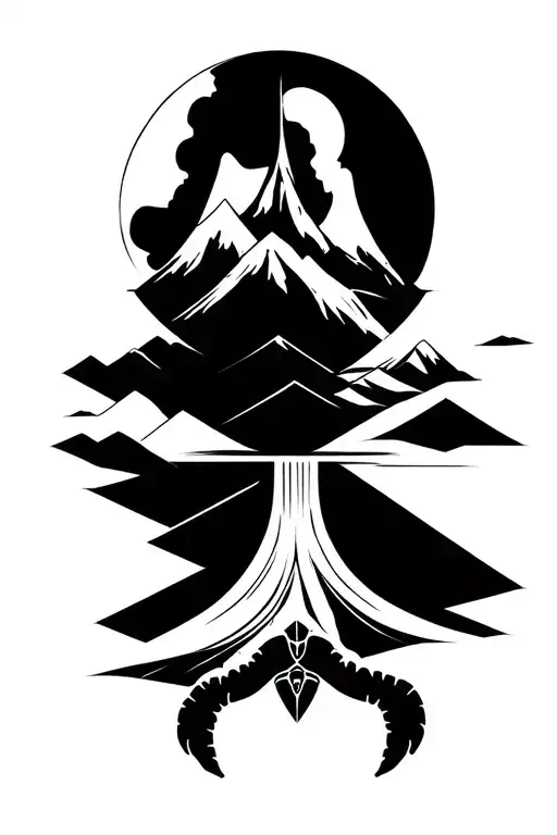 Bousson And Teide And Turtle Volcan