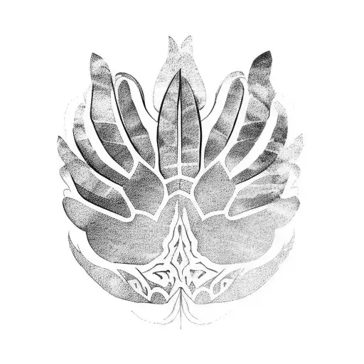 Dragon Marigold Butterfly Paw Prints