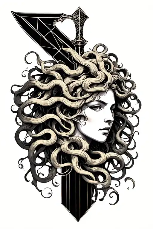 Medusa With Dagger