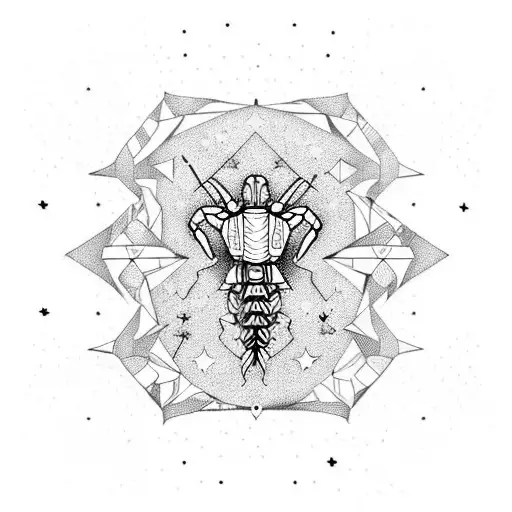 Scorpio Constelation With Stars