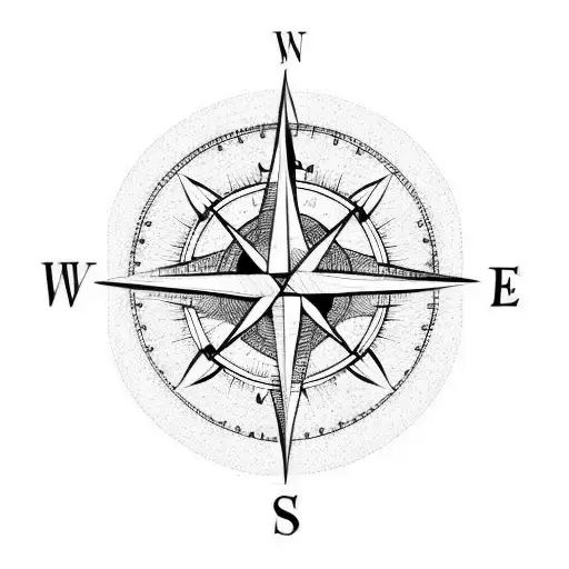 Compass With Arrow
