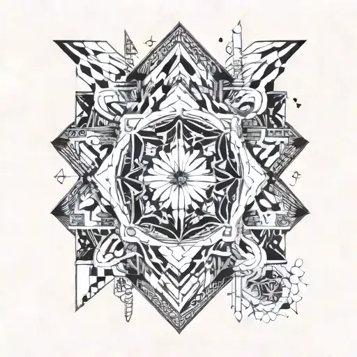 A Geometric Design Incorporating Elements Of Spirituality And Music