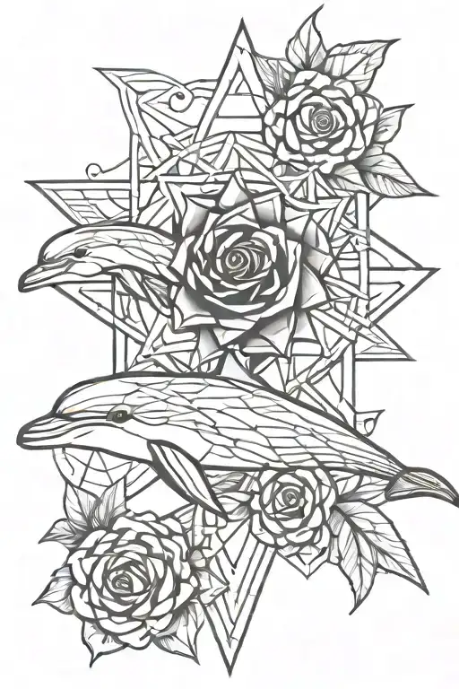 Dolphin Rose Star