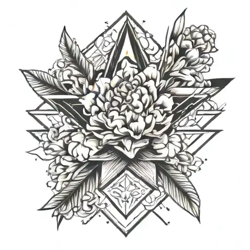 Arrow Of Carnations On Fire