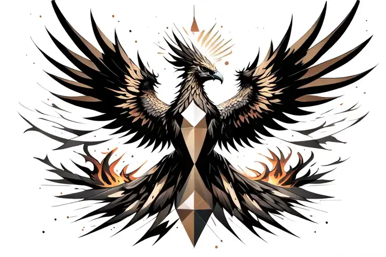 Phoenix Rising From The Ashes