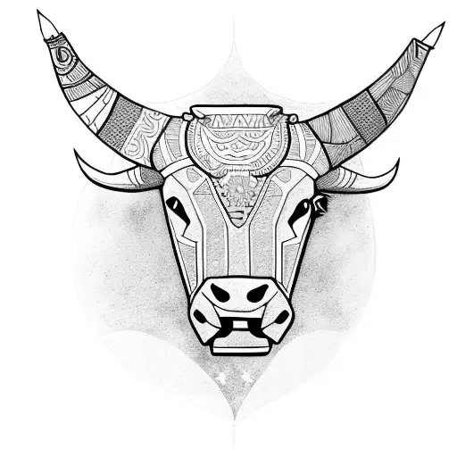 Bull Face Grab The Life By The Horns