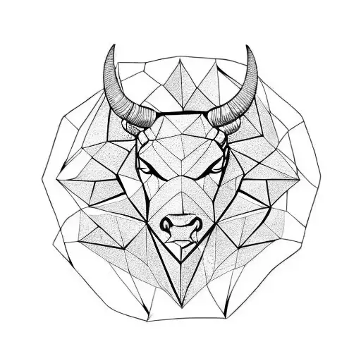 Agressive Bull Face
