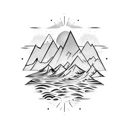 Mountain Sea Color Argentine