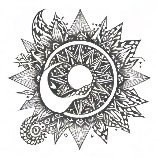 Moon Sun Stars Hands Spiritual