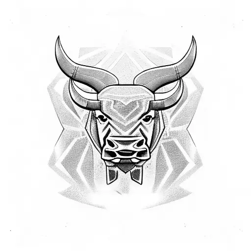 Angry Eyes Bull Face