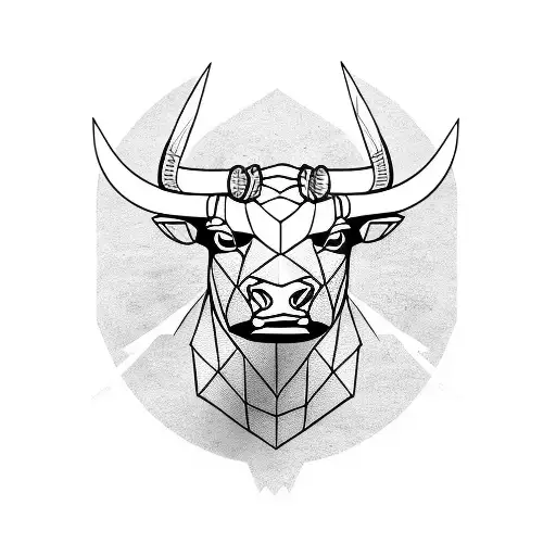 Angry Eyes Bull Face