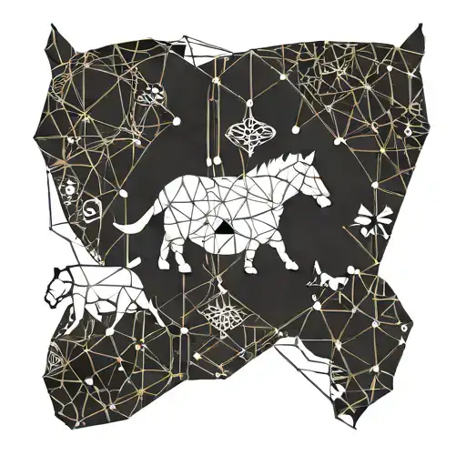 A Icebear A Horse A Cat And A Ladybug