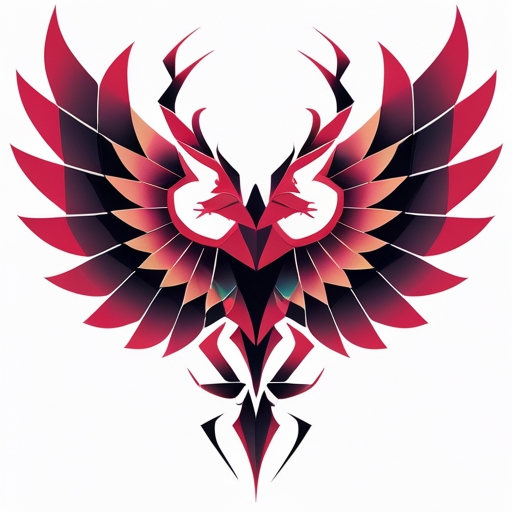 Crimson Wings of Fury Tattoo idea