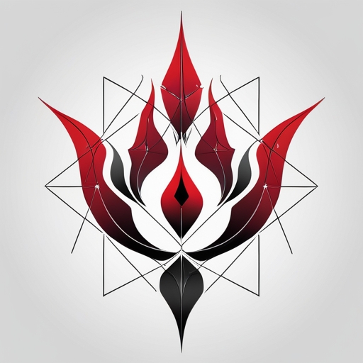 Crimson Flame of the Sacred Soul Tattoo idea
