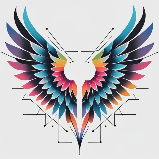 Eternal Wings of Shadow Tattoo idea