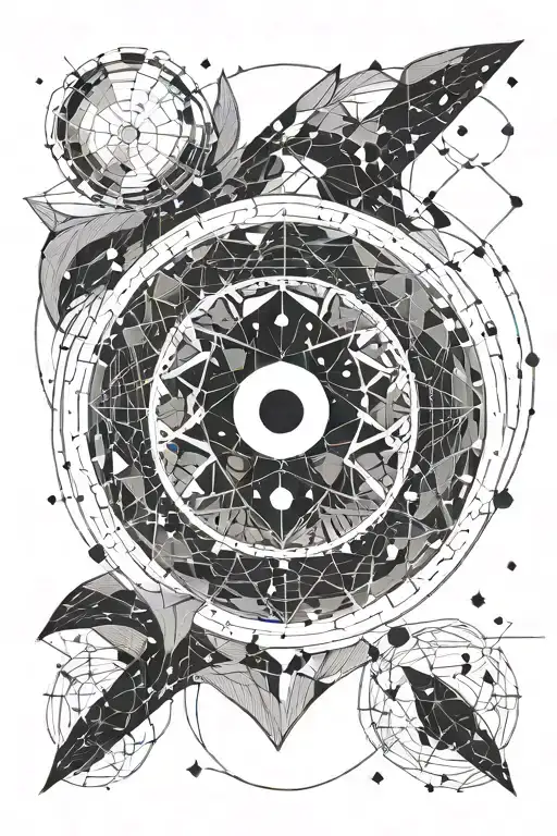 Cancer Constellation With Yin Yang In Background