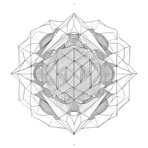 Tesseract Inside The Circle