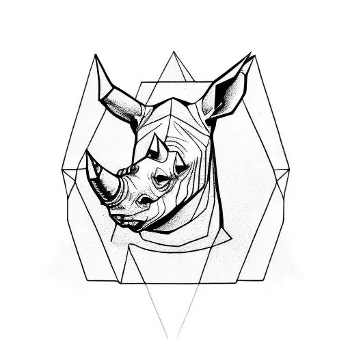 Evil Rhino Head